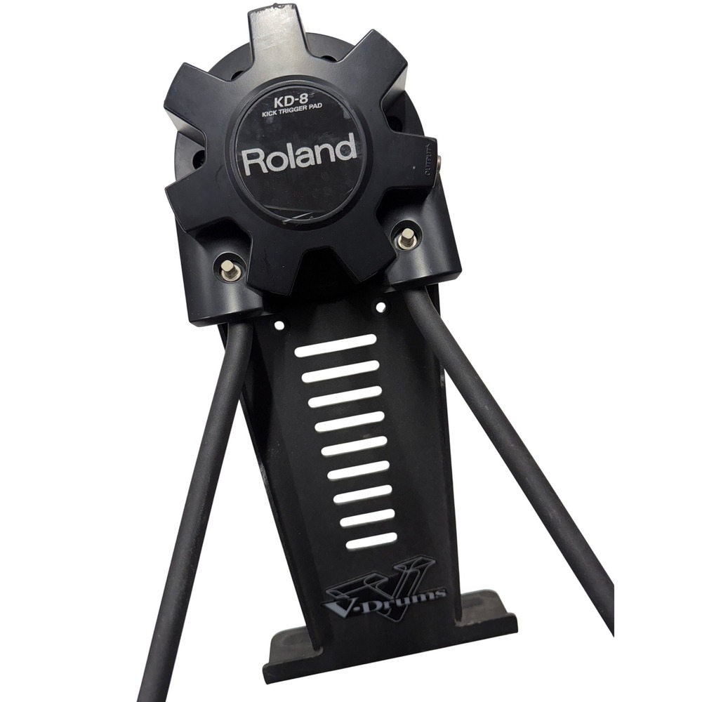 Roland KD-8 V-Drums Kick Trigger Pad Electronic Bass Drum Tower Black
